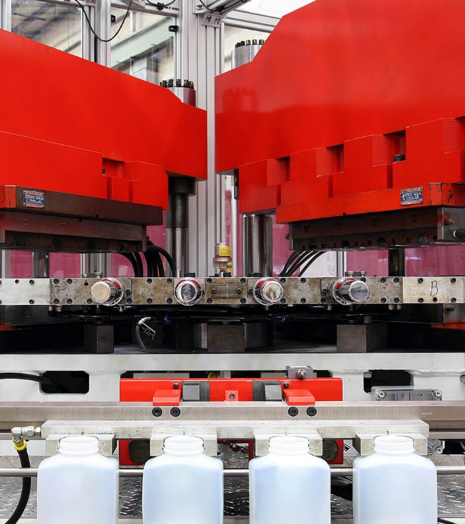 Image of our Injection Blow Molding machines.