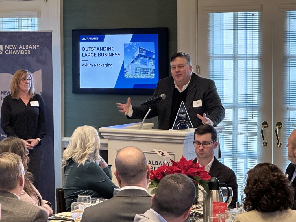 Axium Packaging Wins New Albany Chamber Award for Outstanding Large Business